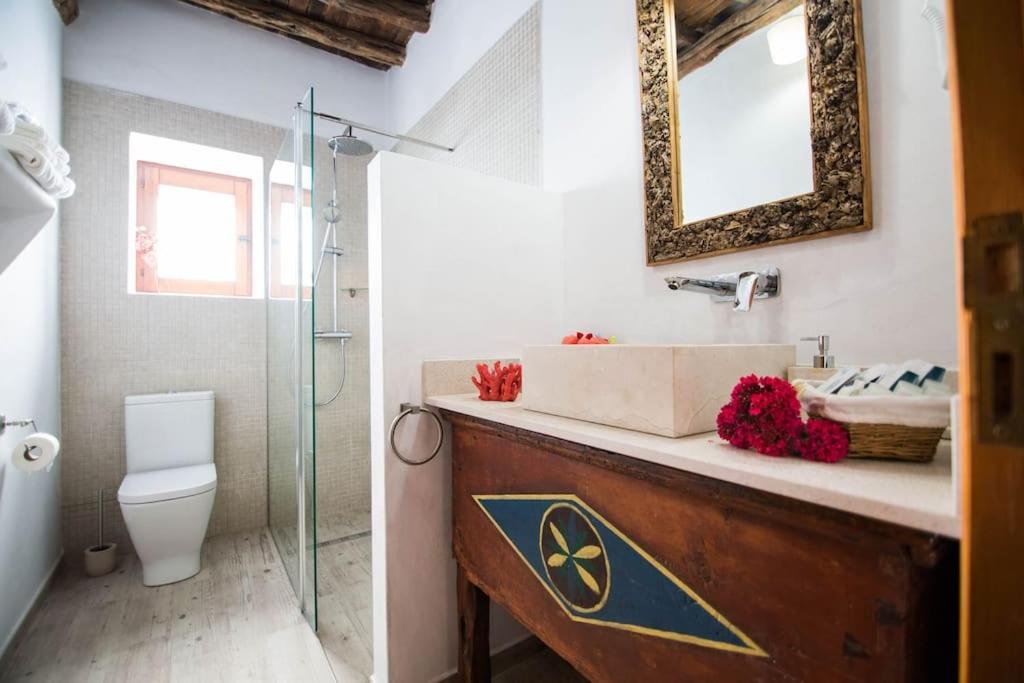 Casa Can Lluc Con Piscina, Jardin Y Vista Al Campo Sant Miquel De Balansat Exterior photo