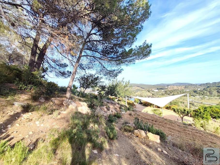 Casa Can Lluc Con Piscina, Jardin Y Vista Al Campo Sant Miquel De Balansat Exterior photo
