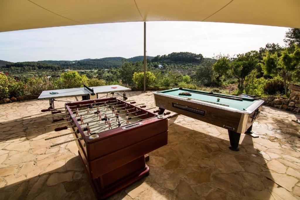 Casa Can Lluc Con Piscina, Jardin Y Vista Al Campo Sant Miquel De Balansat Exterior photo