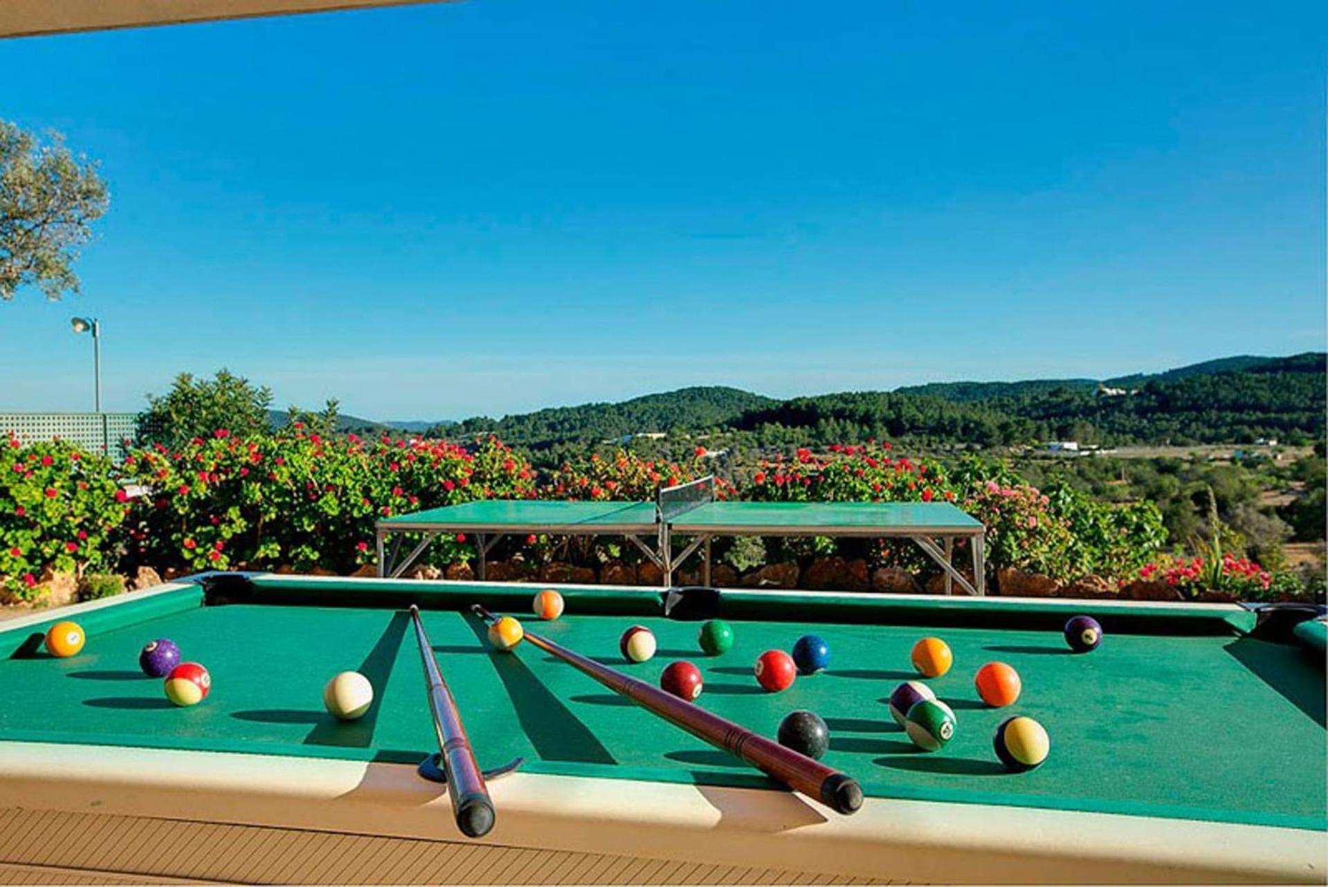 Casa Can Lluc Con Piscina, Jardin Y Vista Al Campo Sant Miquel De Balansat Exterior photo